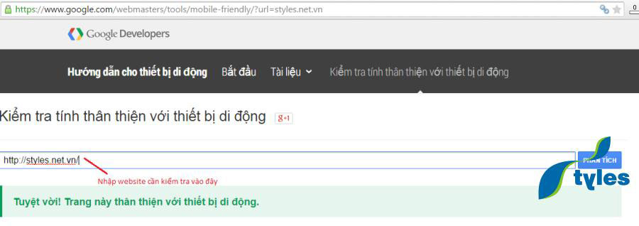 cách kiểm tra website thân thiện với thiết bị di động