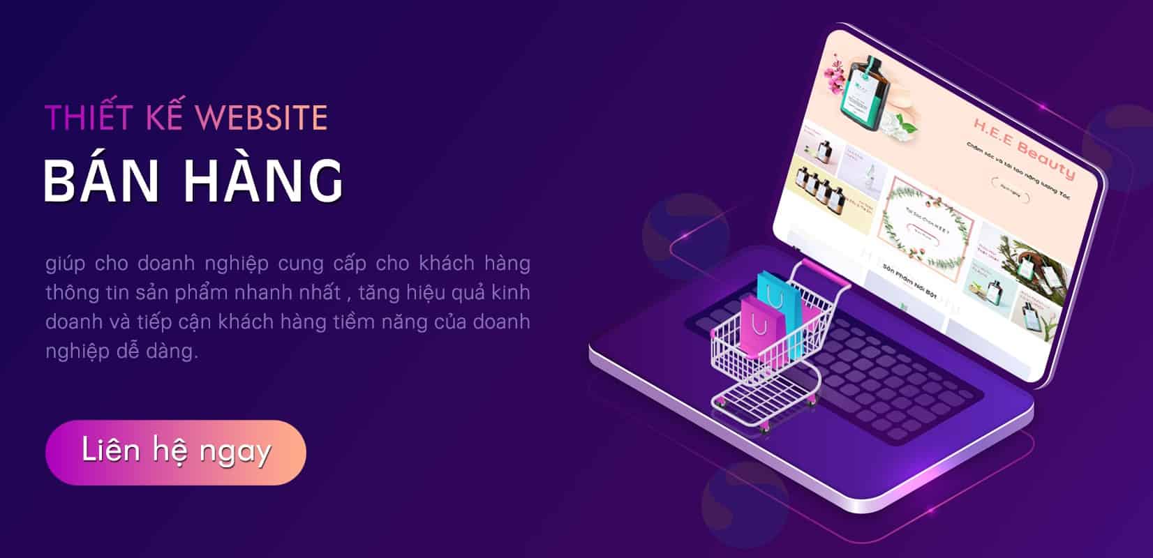 thiết kế website bán hàng