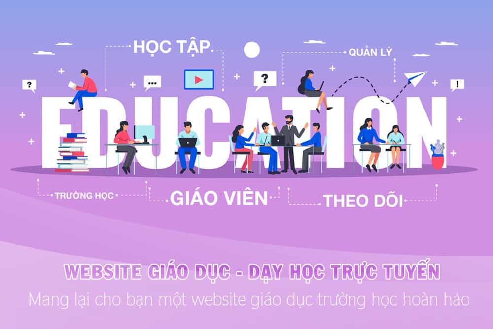 thiết kế web giáo dục
