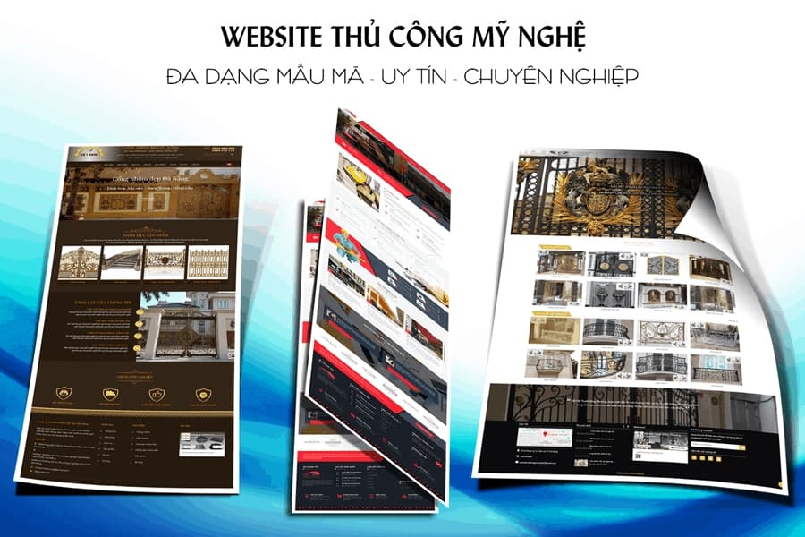 thiết kế web thủ công mỹ nghệ 