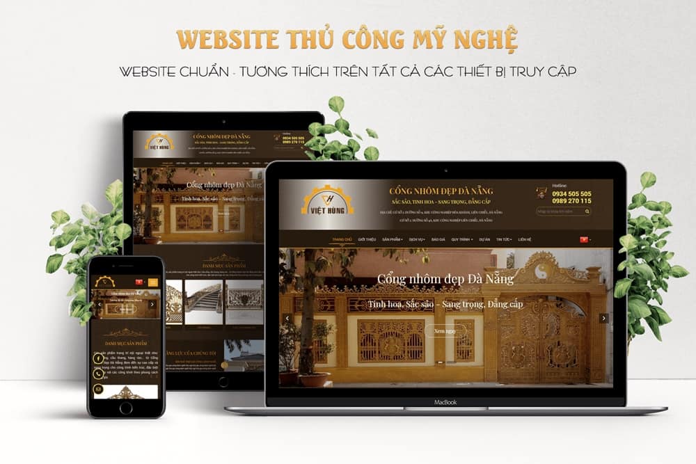 thuê thiết kế web thủ công mỹ nghệ